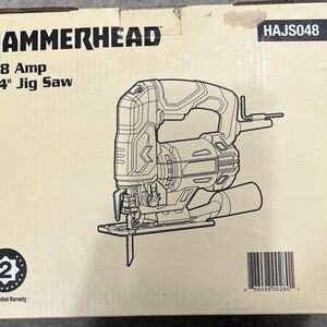 Hammerhead Jig Saw 4.8-Amp 3/4 Inch Wood Cutting Blades Variable Speed Used